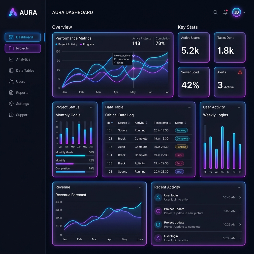 Custom Software Dashboard