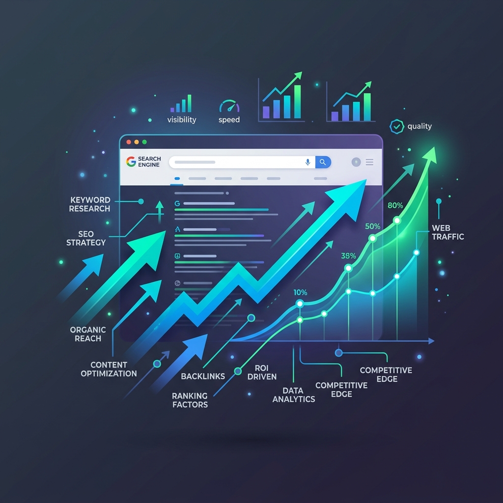 SEO Dashboard Mockup